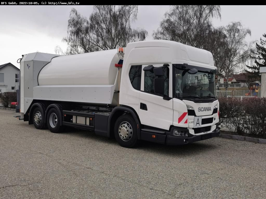 Scania L320 B6x2*4NB HS HL ROTOlympus Typ 205/20,0 Nake - Kamion mbeturinash: foto 1 Scania L320 B6x2*4NB HS HL ROTOlympus Typ 205/20,0 Nake - Kamion mbeturinash: foto 1