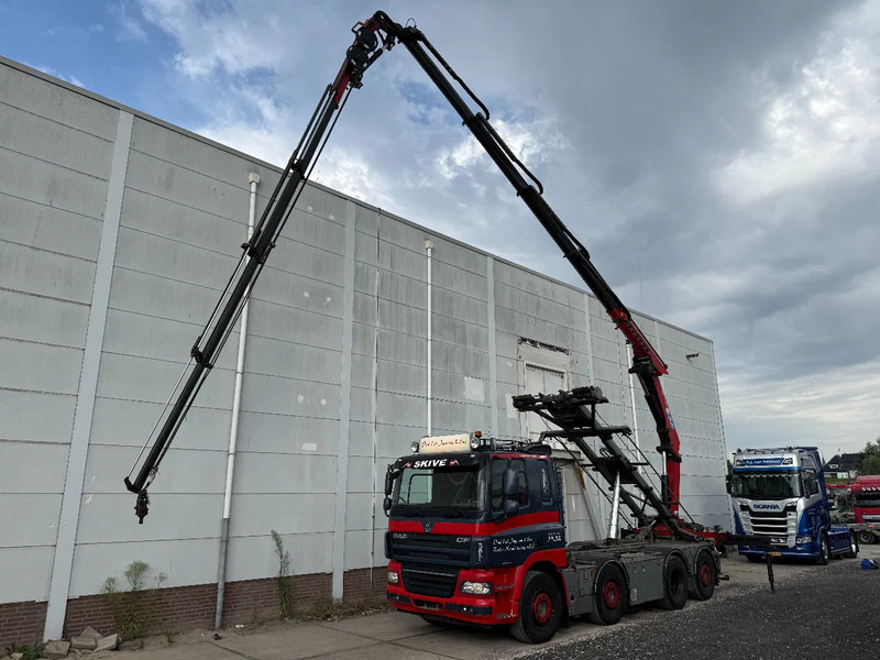 DAF CF 85.460 8X2 + YEAR 2016 HMF CRANE 2620-K4 + FLYJIB + WINCH + REMOTE - Kamion me sistem kabllor, Kamion me vinç: foto 1 DAF CF 85.460 8X2 + YEAR 2016 HMF CRANE 2620-K4 + FLYJIB + WINCH + REMOTE - Kamion me sistem kabllor, Kamion me vinç: foto 1