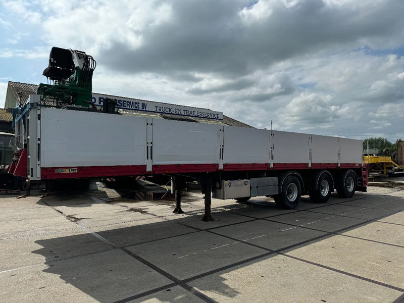 Floor FLO 18 30 S2 + KENNIS CRANE 3X STEERING AXLE - Gjysmë rimorkio e hapur/ Platformë: foto 3 Floor FLO 18 30 S2 + KENNIS CRANE 3X STEERING AXLE - Gjysmë rimorkio e hapur/ Platformë: foto 3
