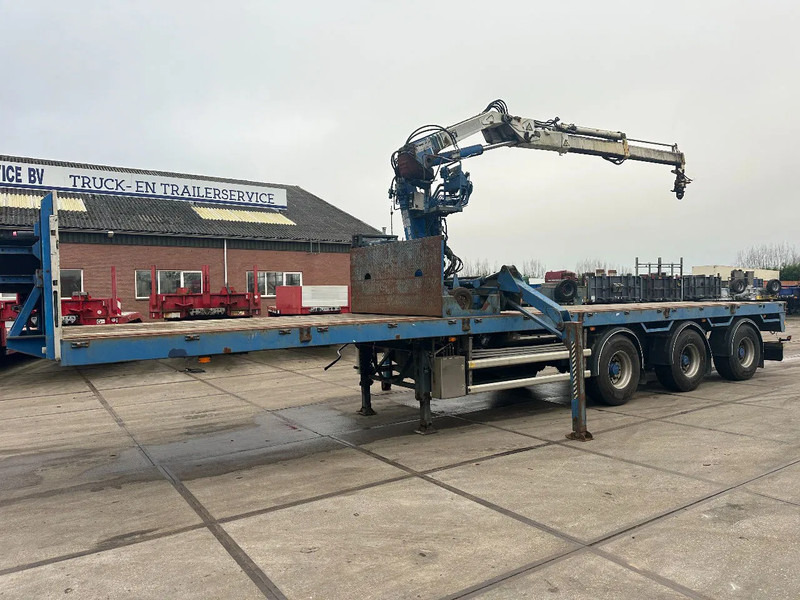 Floor MET HIAB R165-F2, LAATSTE 2 ASSEN GESTUURD - Gjysmë rimorkio e hapur/ Platformë: foto 1 Floor MET HIAB R165-F2, LAATSTE 2 ASSEN GESTUURD - Gjysmë rimorkio e hapur/ Platformë: foto 1