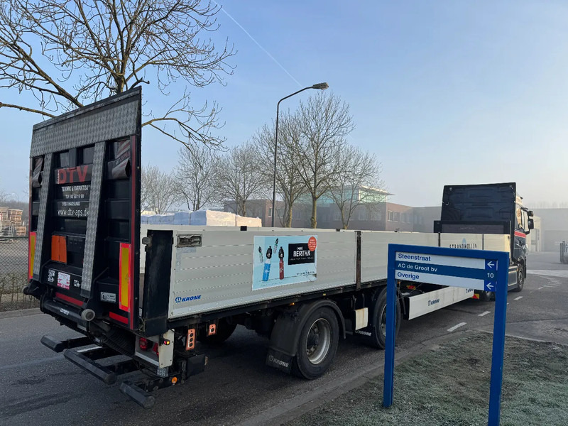 Krone SZ - 2 AXLE BPW + STEERING + ZEPRO Z 2500-150 MA LIFT - Gjysmë rimorkio e hapur/ Platformë: foto 2 Krone SZ - 2 AXLE BPW + STEERING + ZEPRO Z 2500-150 MA LIFT - Gjysmë rimorkio e hapur/ Platformë: foto 2