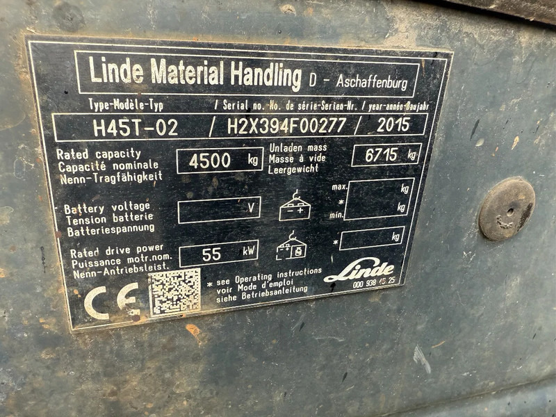 Pirun më gaz Linde H45T02 CE: foto 19 Pirun më gaz Linde H45T02 CE: foto 19