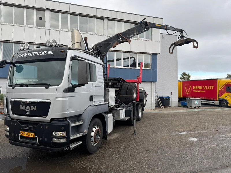 MAN TGS 33.480 6X4 + HIAB 251S.82 + TRAILER 2 AXLE KRAEMER - Kamion për transport druri, Kamion me vinç: foto 3 MAN TGS 33.480 6X4 + HIAB 251S.82 + TRAILER 2 AXLE KRAEMER - Kamion për transport druri, Kamion me vinç: foto 3