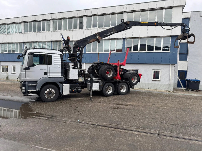 MAN TGS 33.480 6X4 + HIAB 251S.82 + TRAILER 2 AXLE KRAEMER - Kamion me vinç: foto 1 MAN TGS 33.480 6X4 + HIAB 251S.82 + TRAILER 2 AXLE KRAEMER - Kamion me vinç: foto 1