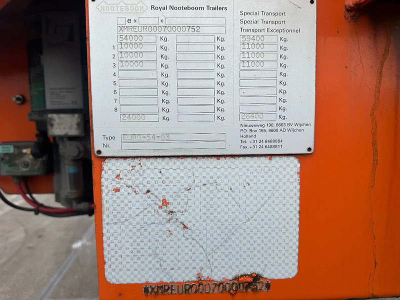 Nooteboom EURO 54-03 3 AXLE STEERING 5,3 METER EXTENDABLE - Gjysmë rimorkio me plan ngarkimi të ulët: foto 4 Nooteboom EURO 54-03 3 AXLE STEERING 5,3 METER EXTENDABLE - Gjysmë rimorkio me plan ngarkimi të ulët: foto 4