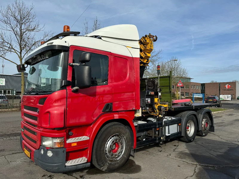 Kamion me vinç Scania P380 6X2 HIAB 288 + REMOTE CONTROL + PLATEAU: foto 7