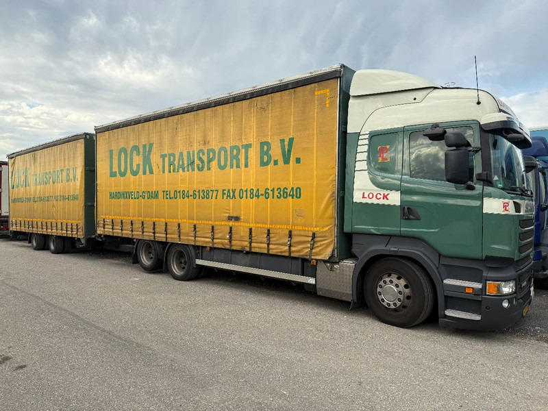 Scania R450 6X2 + DRACO AANHANGER 2010 TUV TILL 17-08-2026 - Kamion me tendë: foto 1 Scania R450 6X2 + DRACO AANHANGER 2010 TUV TILL 17-08-2026 - Kamion me tendë: foto 1