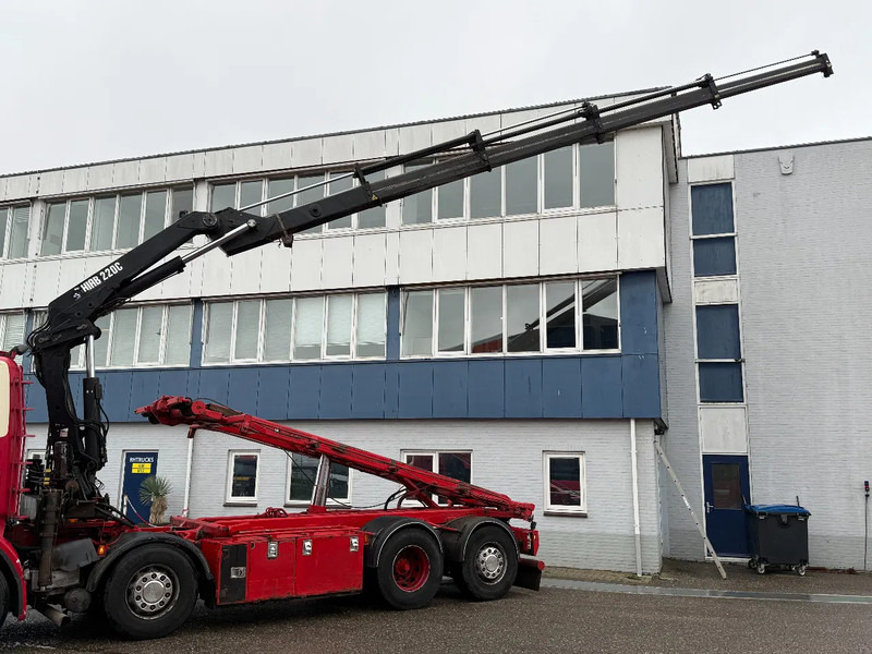 Scania R480 8X2 + HIAB 220-4 + REMOTE + HIAB MULTILIFT - Kamion me sistem kabllor, Kamion me vinç: foto 3 Scania R480 8X2 + HIAB 220-4 + REMOTE + HIAB MULTILIFT - Kamion me sistem kabllor, Kamion me vinç: foto 3