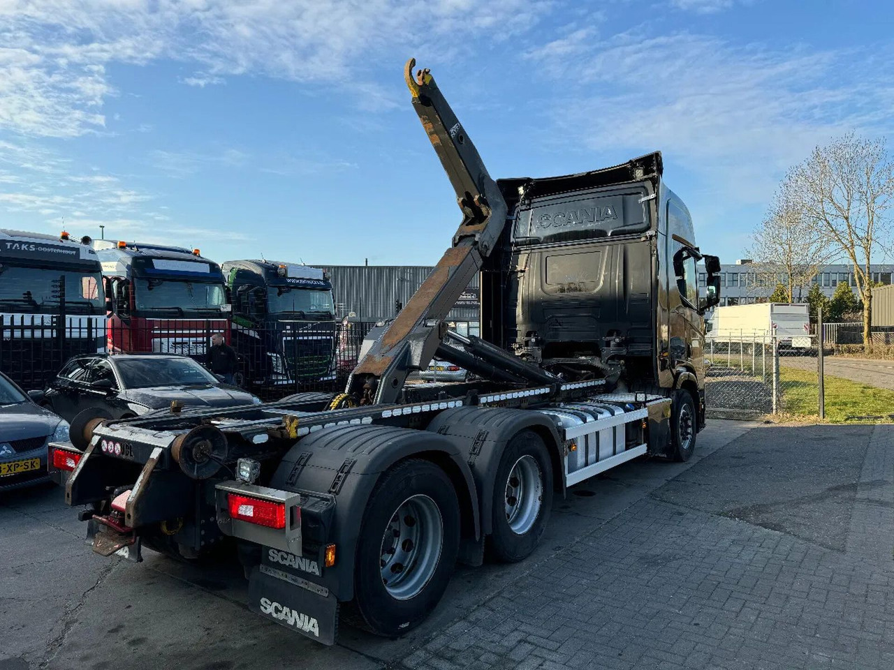 Kamion vetëngarkues Scania R580 V8 NGS 6X2 EURO 6 VDL 20T HOOK: foto 13