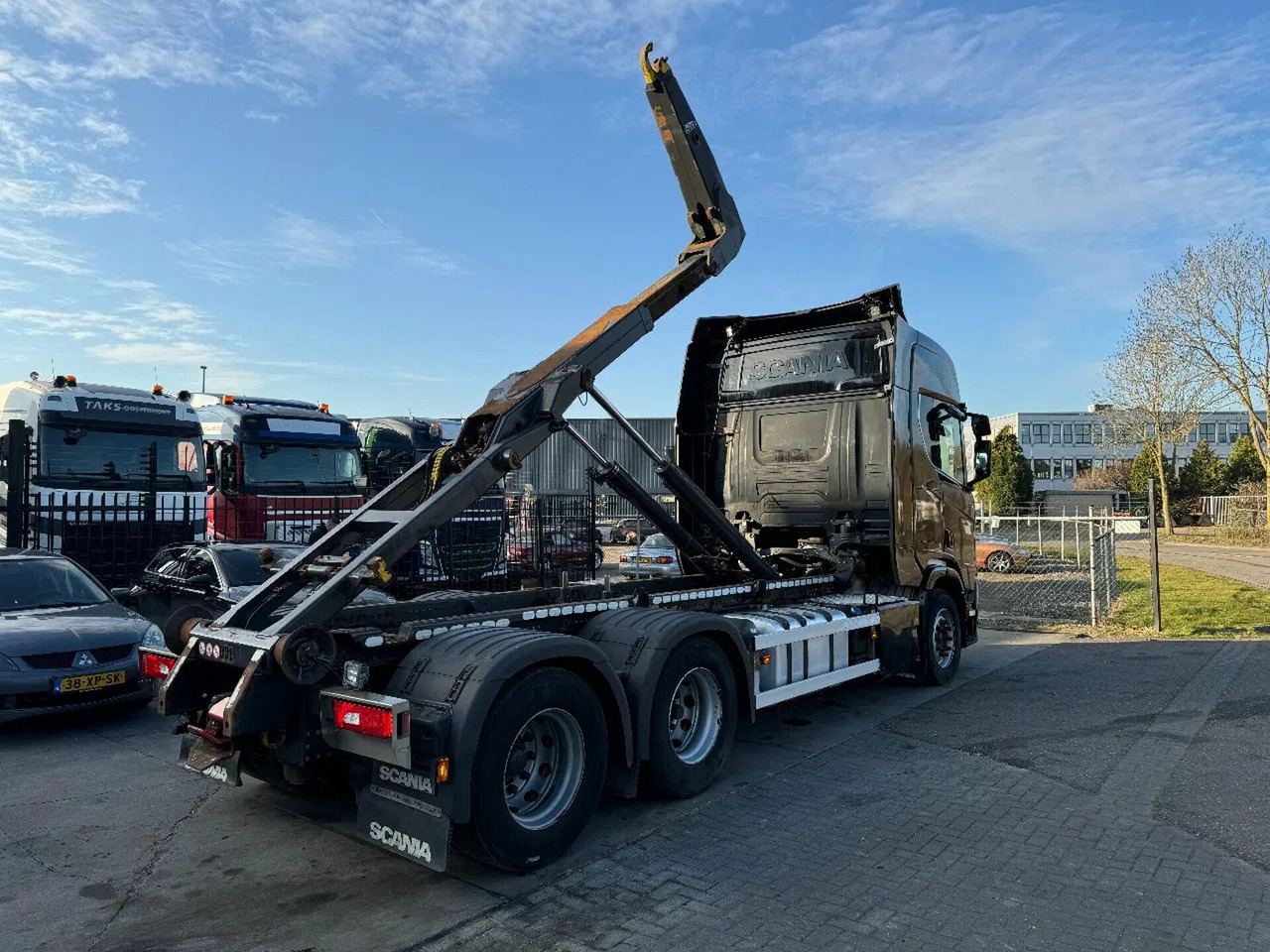 Kamion vetëngarkues Scania R580 V8 NGS 6X2 EURO 6 VDL 20T HOOK: foto 6
