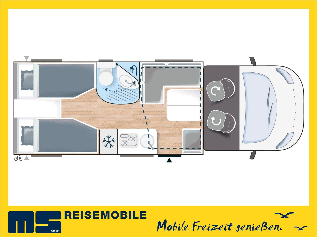 Chausson 627 TITANIUM / - 2026 - / EINZELBETTEN & HUBBETT - Kamper gjysmë i integruar: foto 2 Chausson 627 TITANIUM / - 2026 - / EINZELBETTEN & HUBBETT - Kamper gjysmë i integruar: foto 2