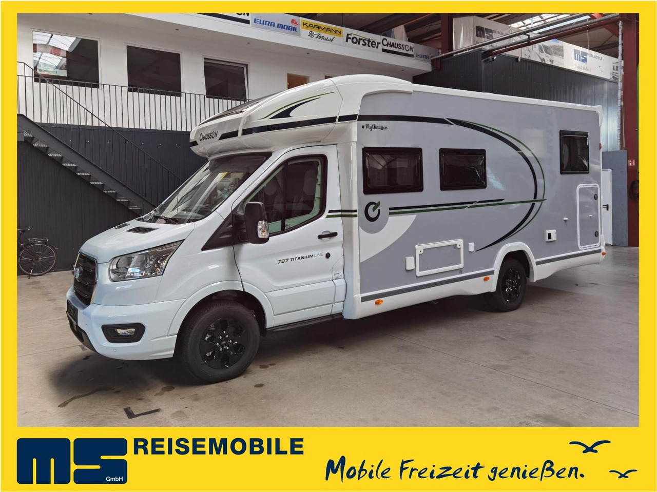 Chausson 797 TITANIUM / -2026- / 165PS- 8G. / 4.1T. / AHK - Kamper gjysmë i integruar: foto 1 Chausson 797 TITANIUM / -2026- / 165PS- 8G. / 4.1T. / AHK - Kamper gjysmë i integruar: foto 1