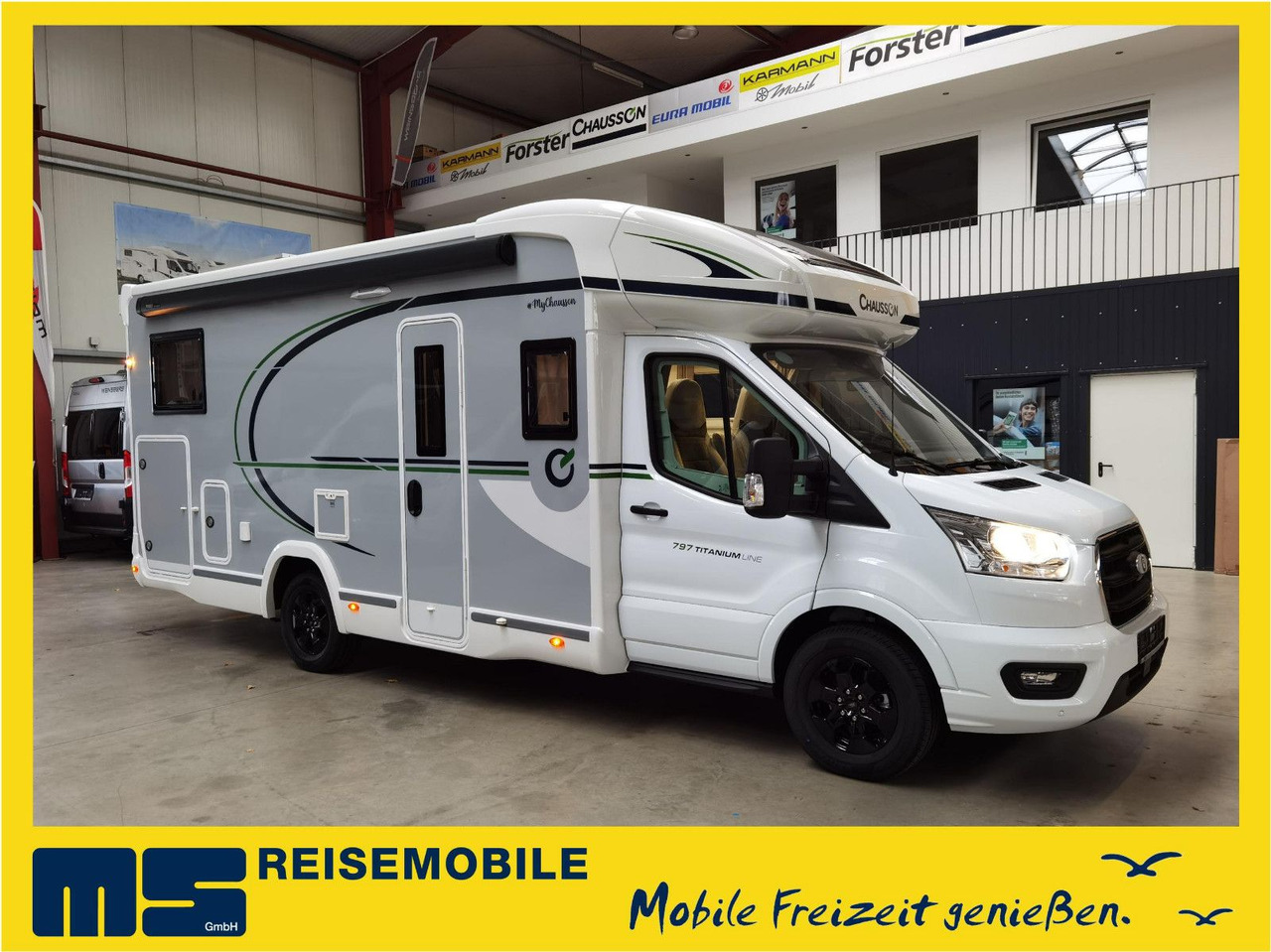 Chausson 797 TITANIUM / -2026- / 165PS-8G. / EINZELBETTEN - Kamper gjysmë i integruar: foto 1 Chausson 797 TITANIUM / -2026- / 165PS-8G. / EINZELBETTEN - Kamper gjysmë i integruar: foto 1