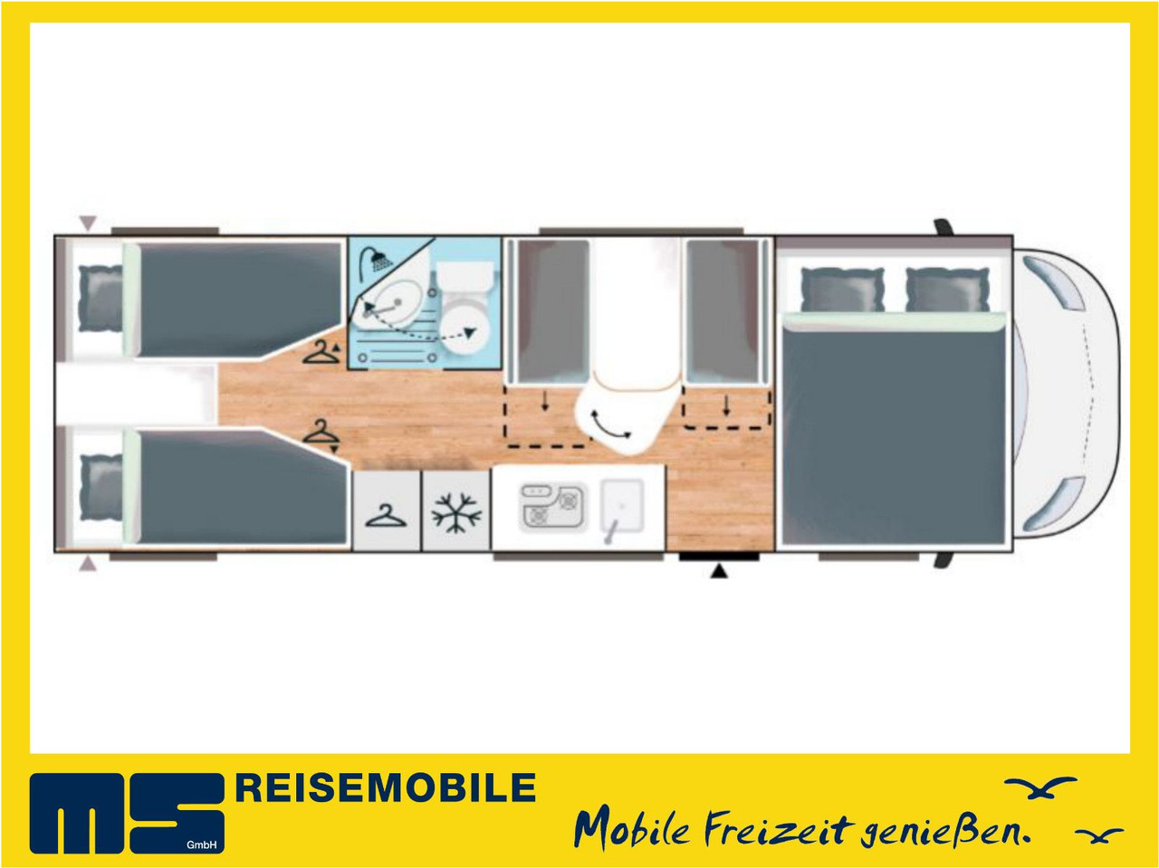 Chausson C 727 FIRST LINE /140PS / EINZELBETTEN & ALKOVEN - Kamper alcove: foto 2 Chausson C 727 FIRST LINE /140PS / EINZELBETTEN & ALKOVEN - Kamper alcove: foto 2