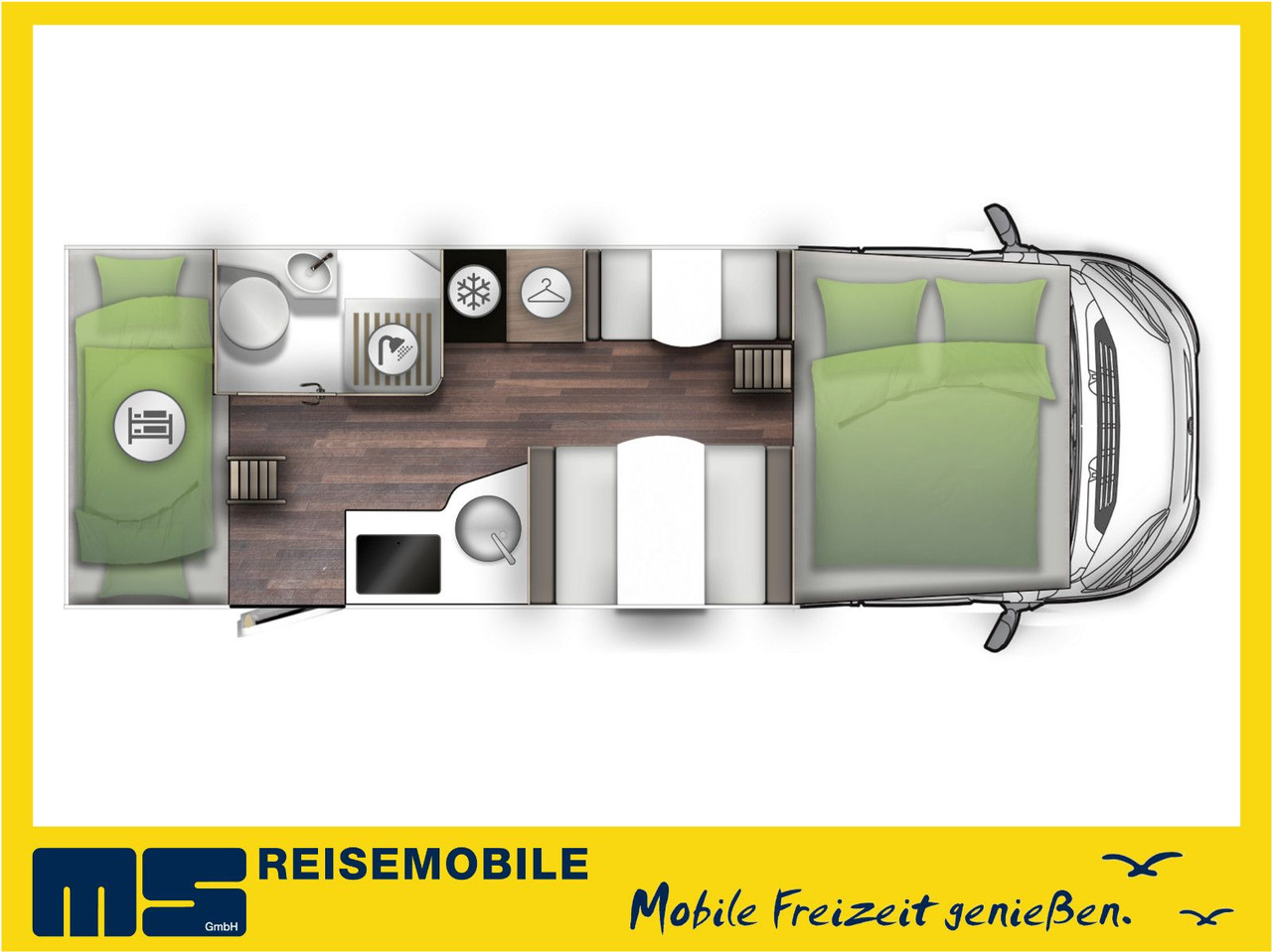 Forster A 699 VB / - MODELL 2025- / 140PS / ETAGENBETTEN - Kamper alcove: foto 2 Forster A 699 VB / - MODELL 2025- / 140PS / ETAGENBETTEN - Kamper alcove: foto 2