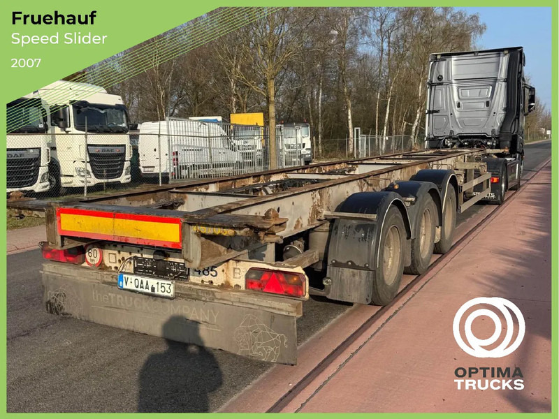 Fruehauf Containertransport - Transportjer kontejnerësh/ Gjysmë rimorkio me karroceri të çmontueshme: foto 1 Fruehauf Containertransport - Transportjer kontejnerësh/ Gjysmë rimorkio me karroceri të çmontueshme: foto 1