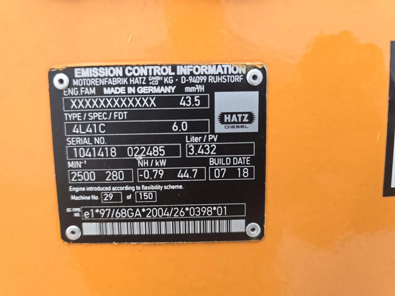 Copëtuese druri VANDAELE TV2740D    300 uren/hours/heurs/stunden - NIEUW-NEU-NEW Condition: foto 15