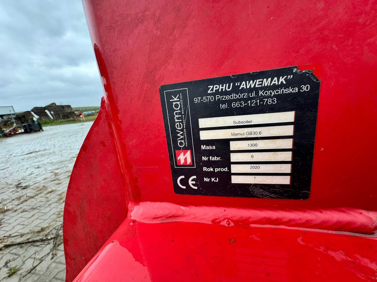 AWEMAK Mamut GB30.6 - Plug për punime të thella: foto 5 AWEMAK Mamut GB30.6 - Plug për punime të thella: foto 5