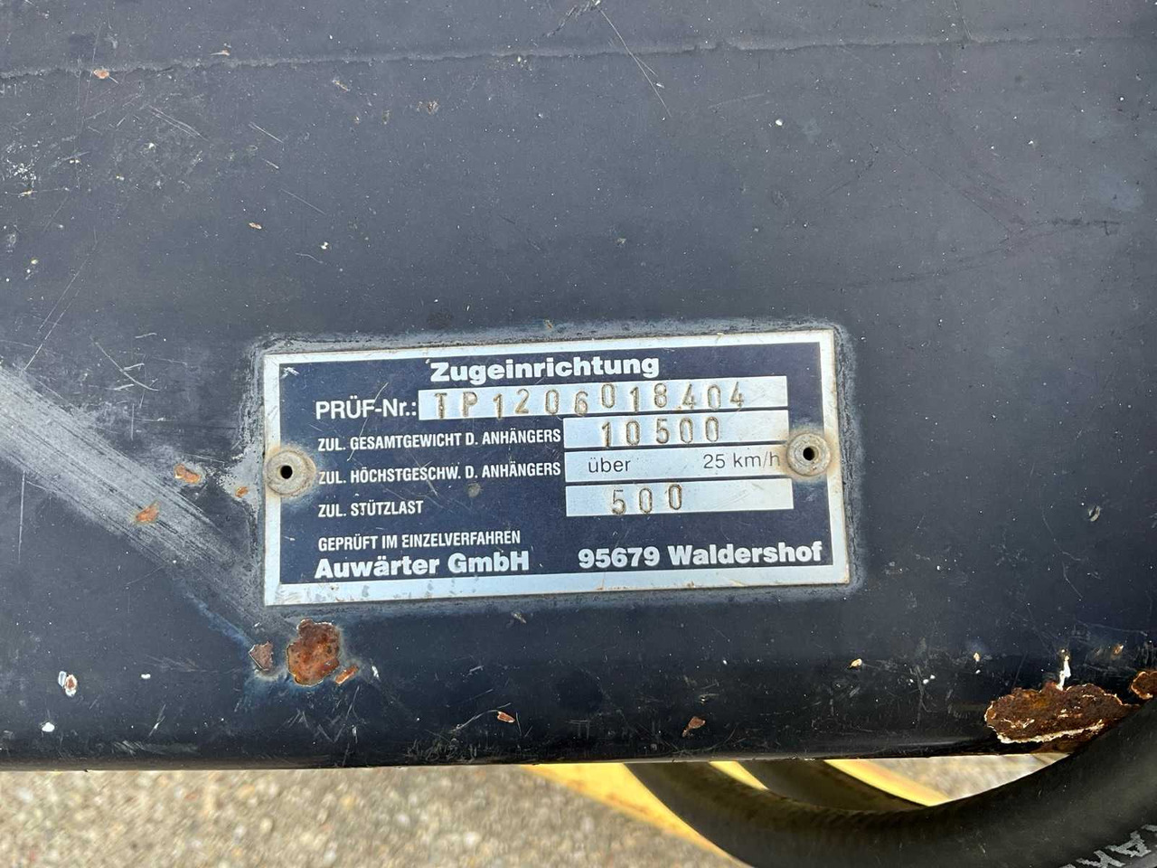 Auwärter WFU110 - Rimorkio bujqësore: foto 5 Auwärter WFU110 - Rimorkio bujqësore: foto 5