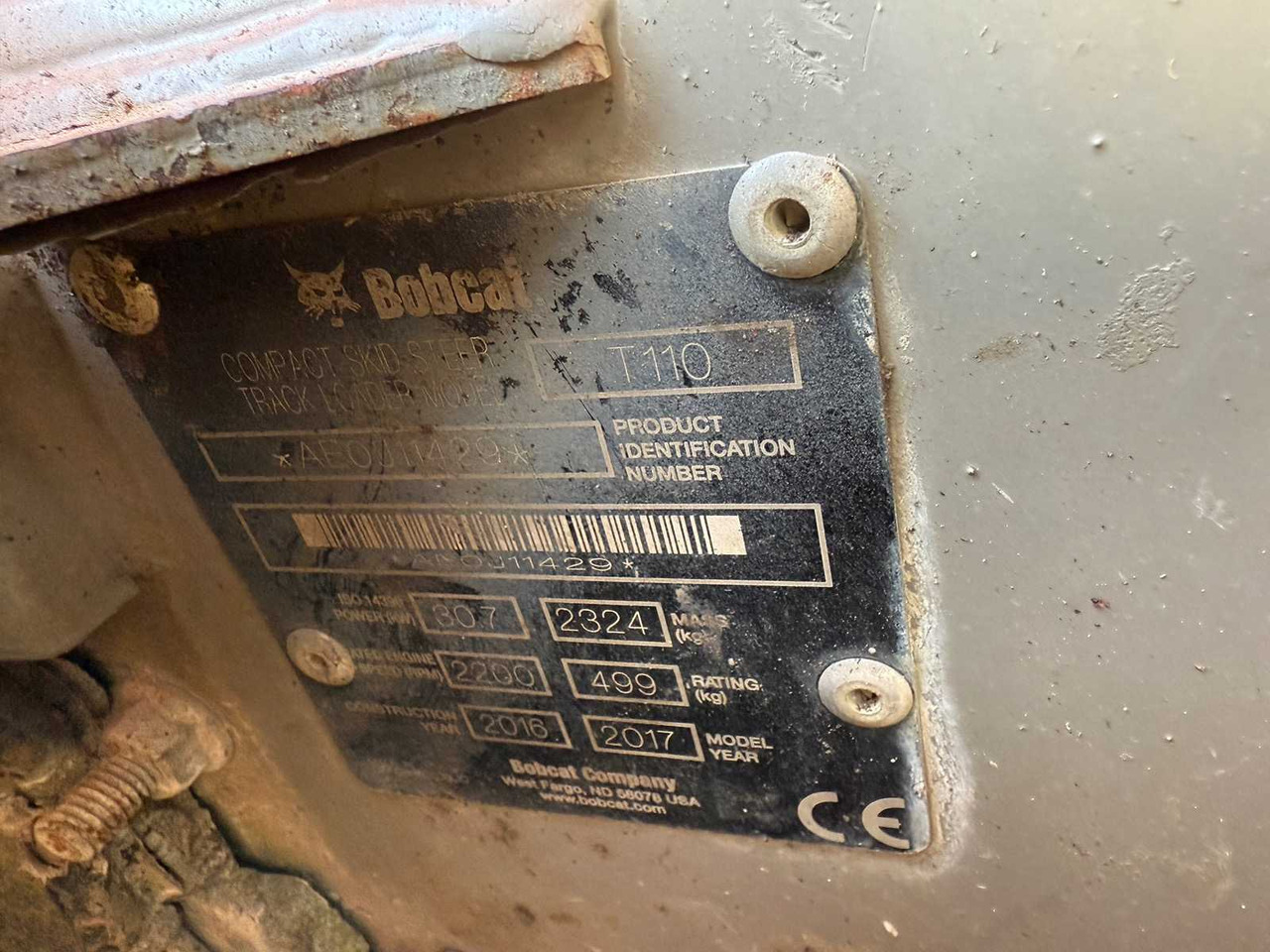 Mini fadrom me zinxhir BOBCAT - T110 - 2017 - SKID STEER LOADER: foto 19 Mini fadrom me zinxhir BOBCAT - T110 - 2017 - SKID STEER LOADER: foto 19