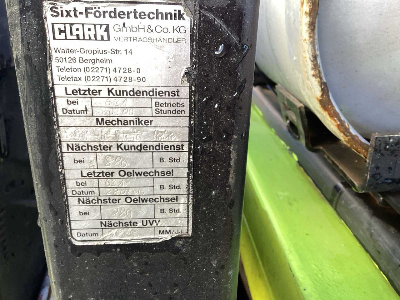 Pirun ngritës CLARK - 1999 - CGC30 - FORKLIFT 7300 MM: foto 15