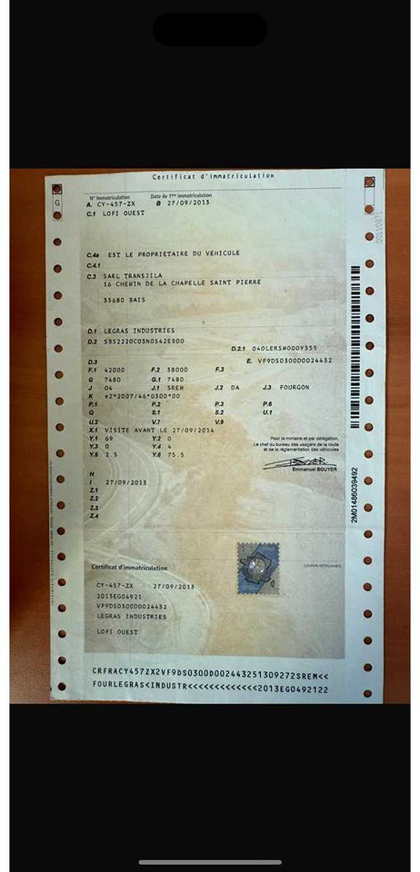 Gjysmë rimorkio LEGRAS SEMI-TRAILER - 2013: foto 13