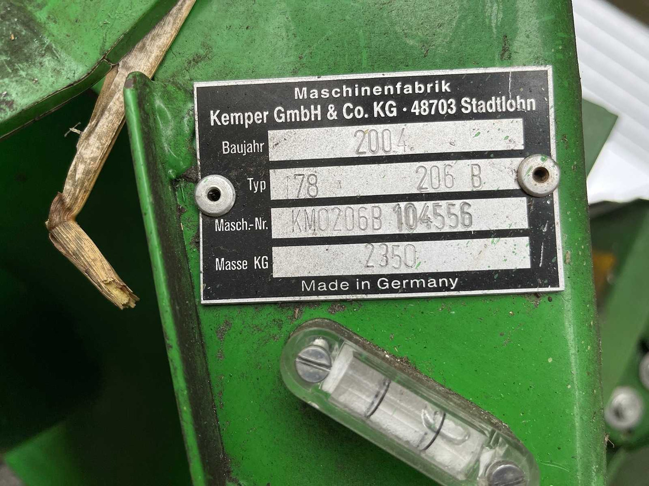 KEMPER Corn 206 - Autokombajnë: foto 5 KEMPER Corn 206 - Autokombajnë: foto 5