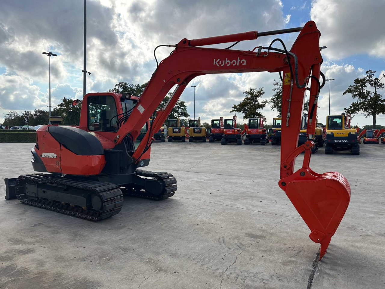 Kubota KX 185-3 - Ekskavator me zinxhirë: foto 3 Kubota KX 185-3 - Ekskavator me zinxhirë: foto 3