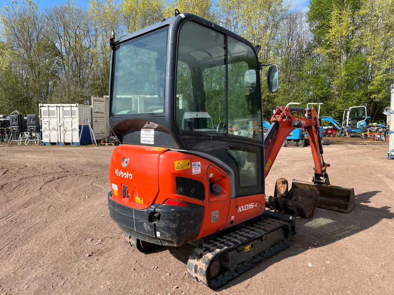 Kubota KX016-4 - Miniekskavator: foto 4 Kubota KX016-4 - Miniekskavator: foto 4