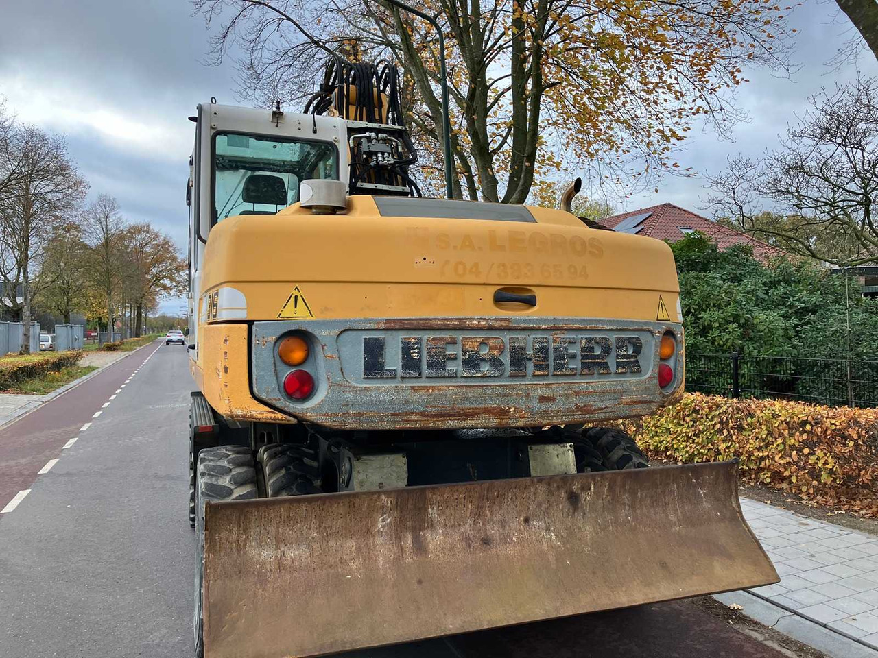 LIEBHERR - 2008 - A316 LITRONIC - WHEELED EXCAVATOR - Ekskavator me goma: foto 4 LIEBHERR - 2008 - A316 LITRONIC - WHEELED EXCAVATOR - Ekskavator me goma: foto 4