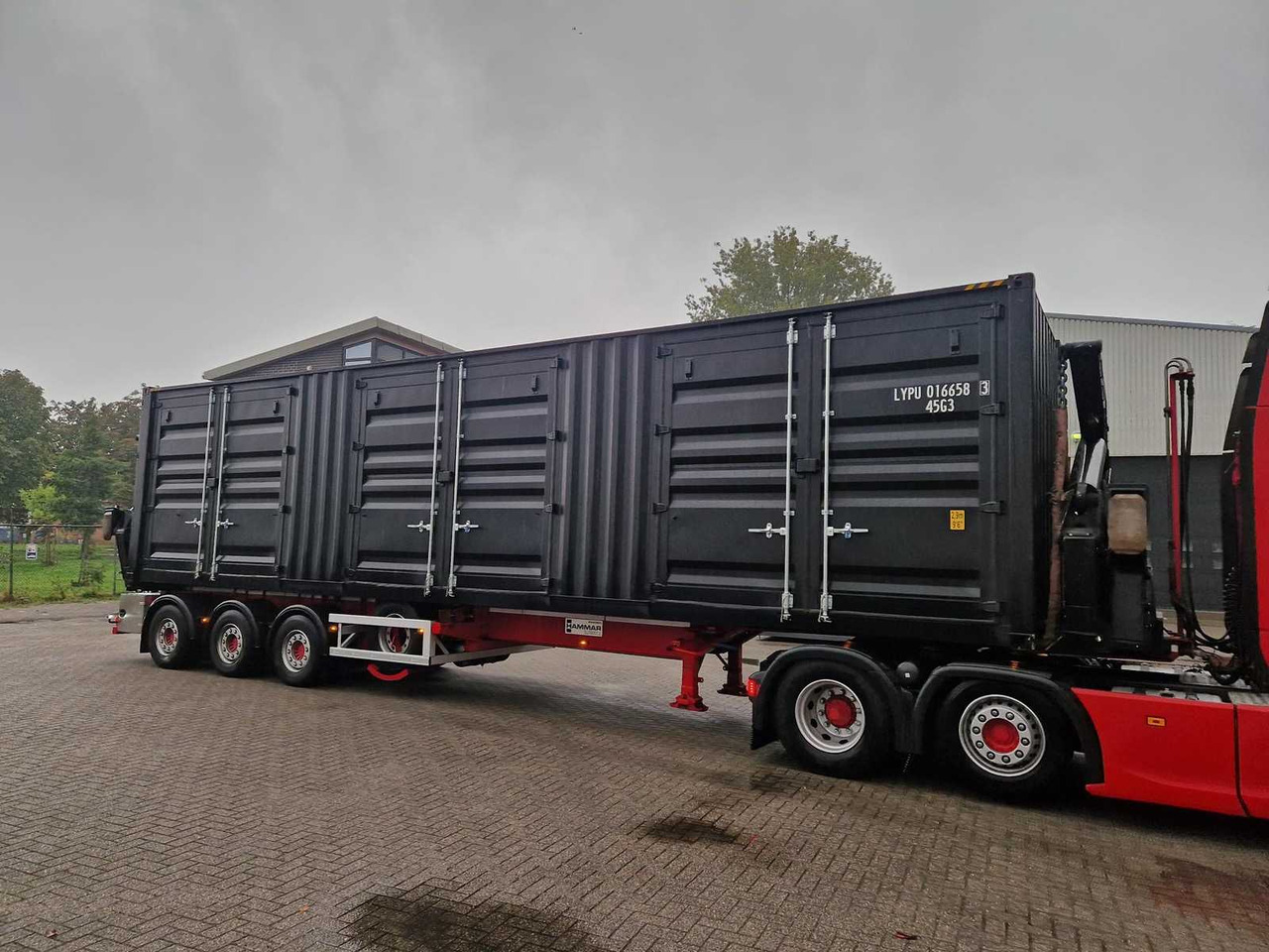 Kontenier transporti LYPU 40ft high cube zeecontainer met zijdeuren: foto 8