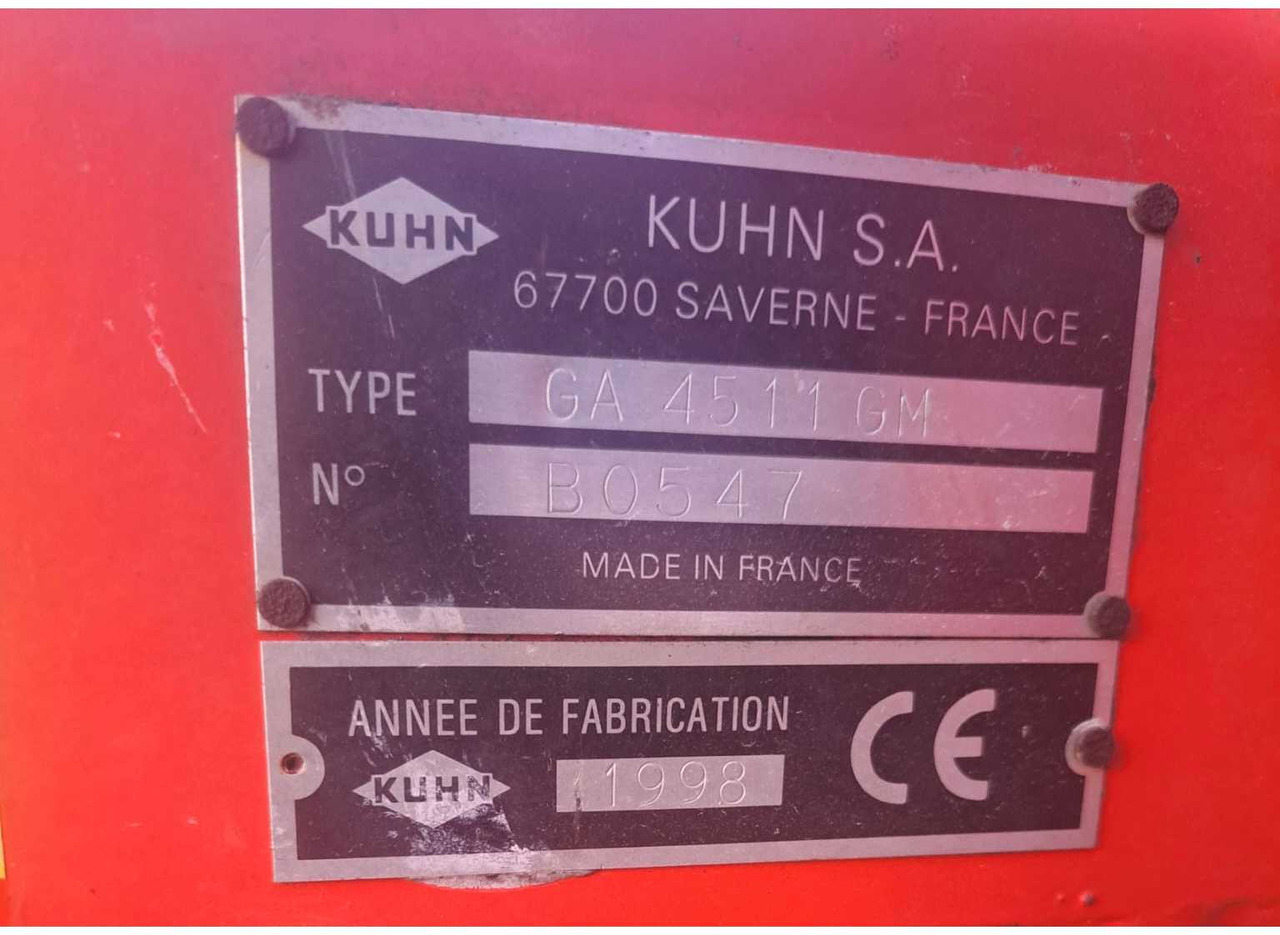 Kuhn GA 4511 - Makineri bujqësore: foto 3 Kuhn GA 4511 - Makineri bujqësore: foto 3