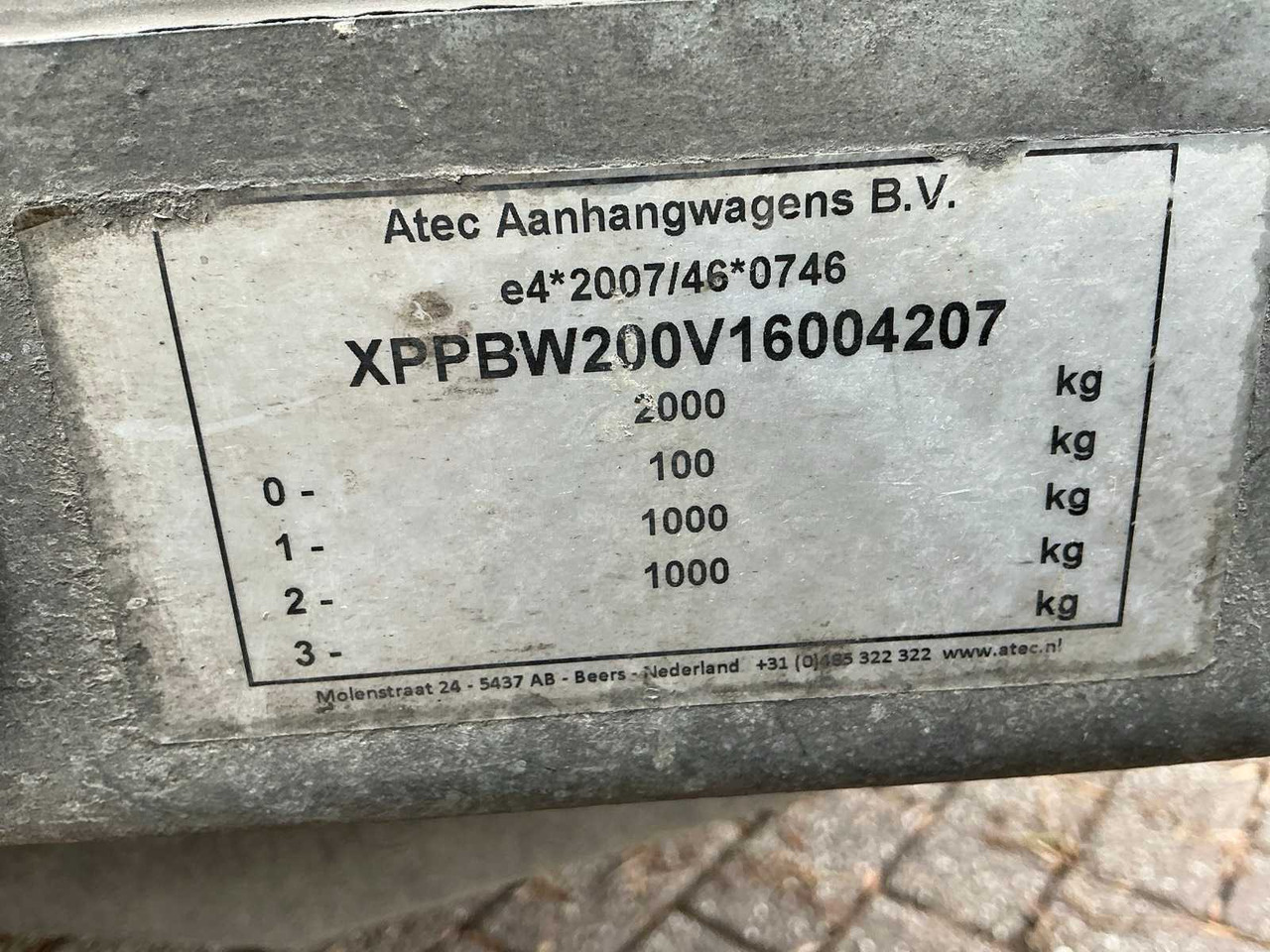 Rimorkio 2016 ATEC TRAILER: foto 12 Rimorkio 2016 ATEC TRAILER: foto 12