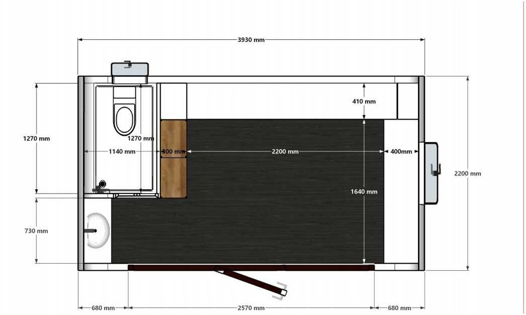 Kontejner ndërtimi Stahlworks Eco 4000 B: foto 24