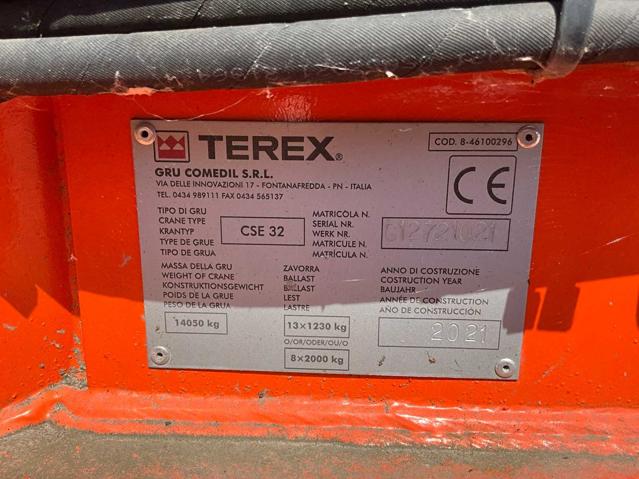 Vinç-urë Terex CSE 32: foto 10
