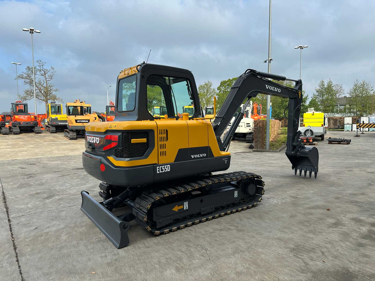 Volvo EC55D - Ekskavator me zinxhirë: foto 4 Volvo EC55D - Ekskavator me zinxhirë: foto 4