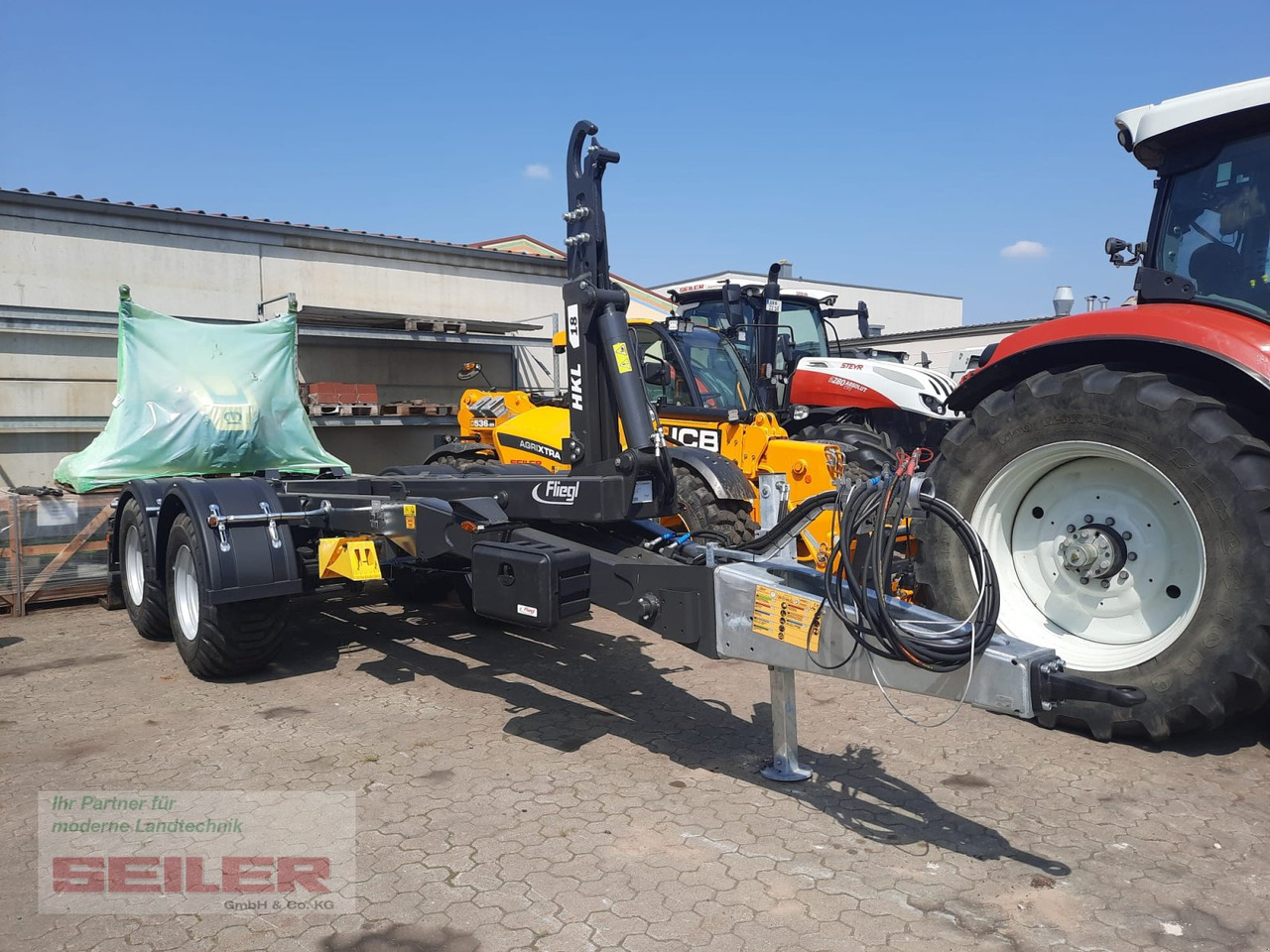 Fliegl HKL 18 Abrollkipper - Rimorkio roll-off/ Skip loader: foto 1 Fliegl HKL 18 Abrollkipper - Rimorkio roll-off/ Skip loader: foto 1