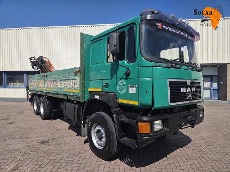 MAN 26.362 6x4 Full spring Euro 2 - Kamion me karroceri të hapur, Kamion me vinç: foto 1 MAN 26.362 6x4 Full spring Euro 2 - Kamion me karroceri të hapur, Kamion me vinç: foto 1