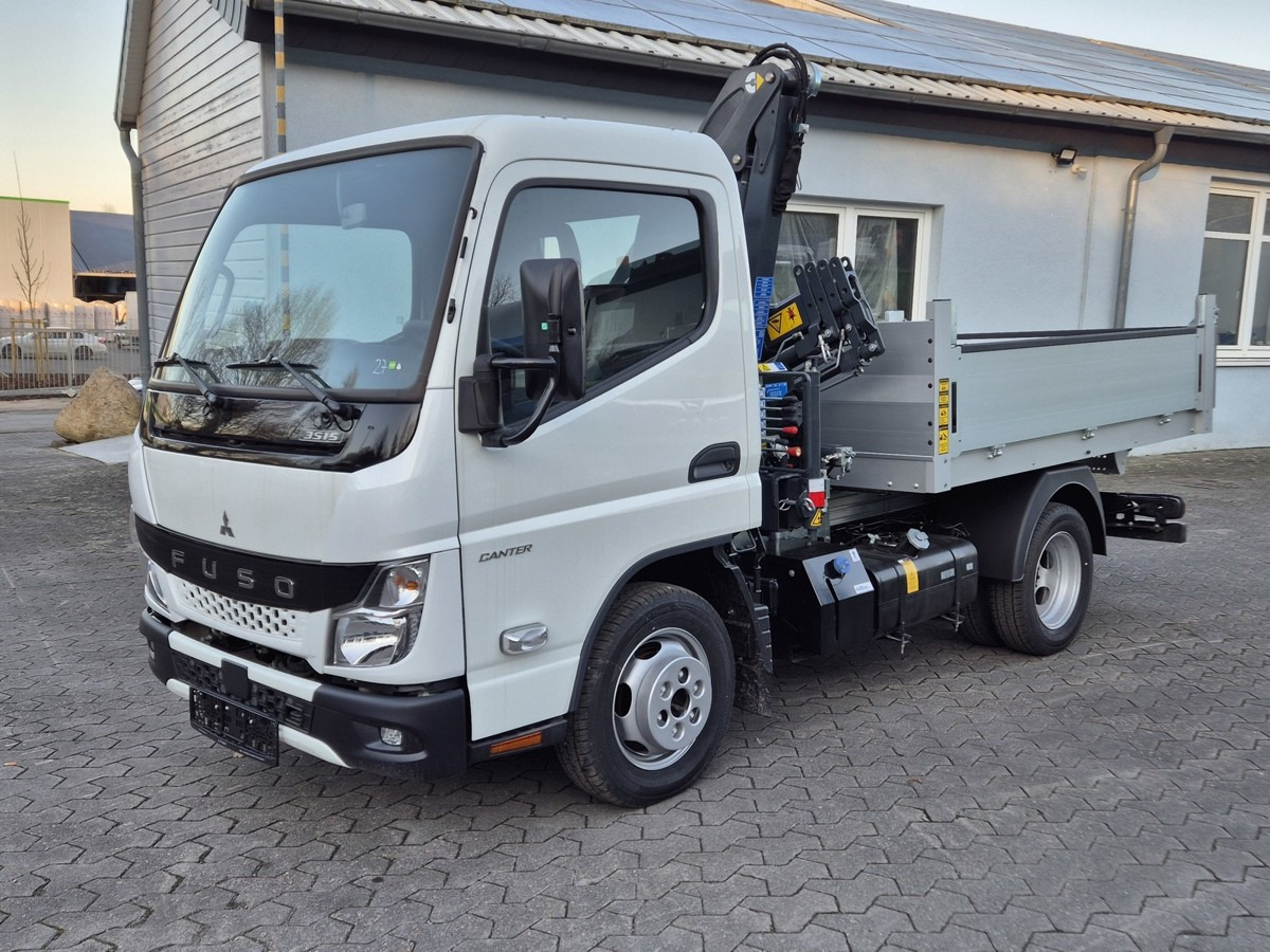 FUSO 3S15 Alukipper mit Ladekran 3 x hydr. - Kamioncine vetëshkarkuese: foto 1 FUSO 3S15 Alukipper mit Ladekran 3 x hydr. - Kamioncine vetëshkarkuese: foto 1