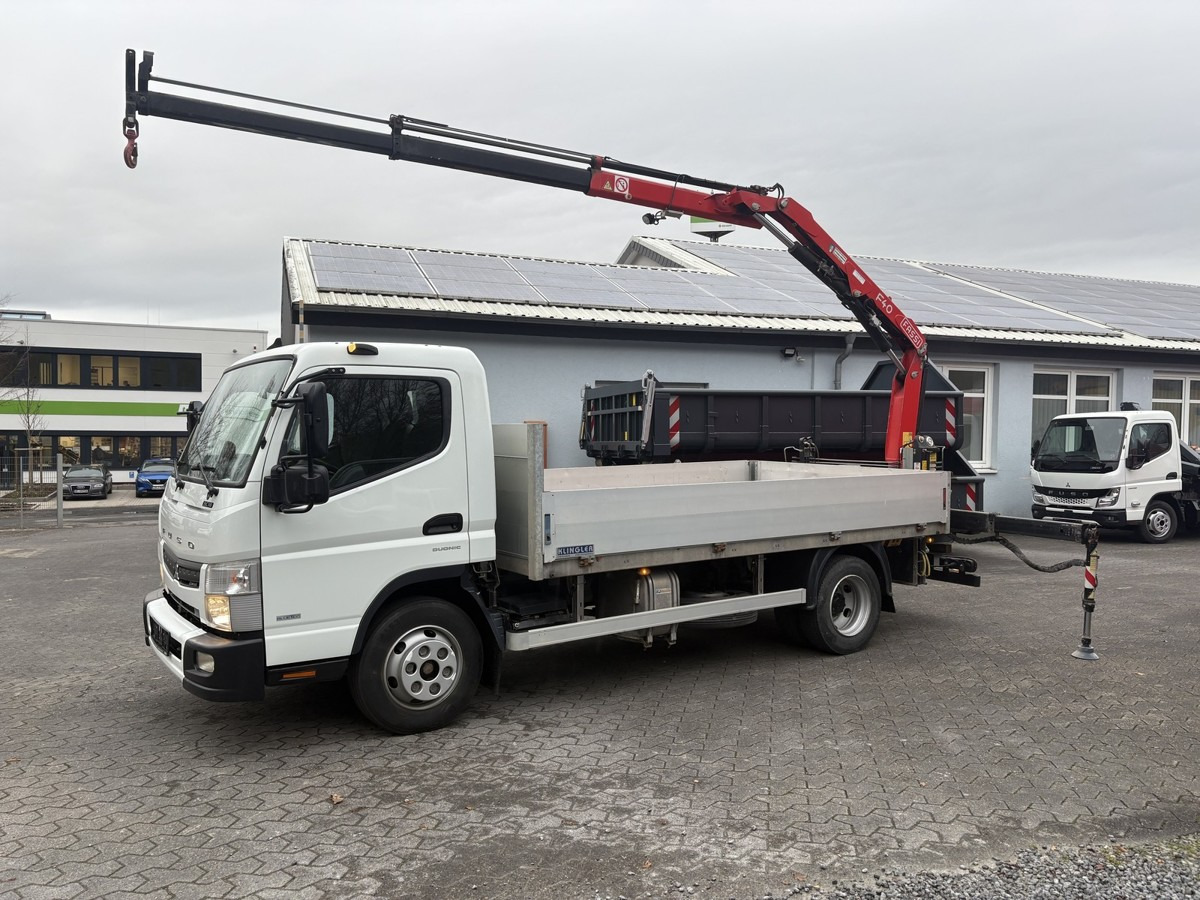 FUSO FUSO 9C18 Canter Pritsche 3.8m Kran 2x hydr. - Kamioncine me karroceri: foto 1 FUSO FUSO 9C18 Canter Pritsche 3.8m Kran 2x hydr. - Kamioncine me karroceri: foto 1