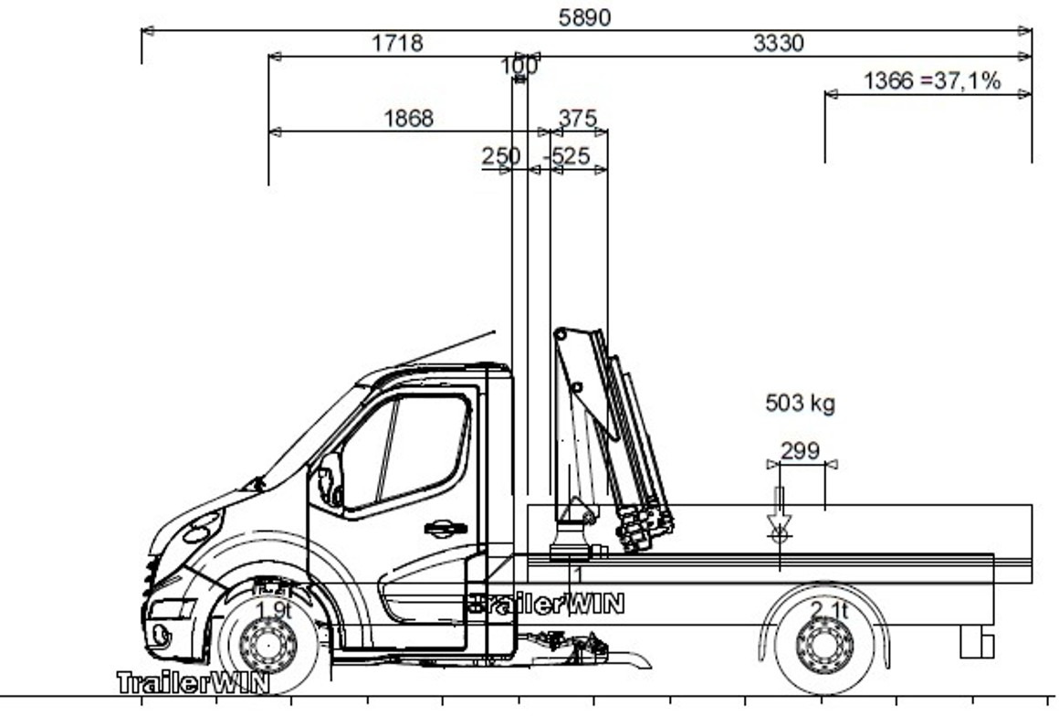 RENAULT Master L2H1 (neues Mod.) Alupritsche m. Kran - Kamioncine me karroceri: foto 3 RENAULT Master L2H1 (neues Mod.) Alupritsche m. Kran - Kamioncine me karroceri: foto 3