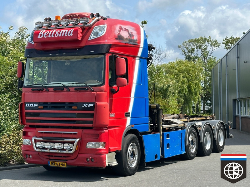 DAF FAK XF105 510 * MANUAL 16x ZF ** PALLFINGER PK20002 ** PALIFT HOOK 25t ** 8X2/4 - Kamion me vinç: foto 1 DAF FAK XF105 510 * MANUAL 16x ZF ** PALLFINGER PK20002 ** PALIFT HOOK 25t ** 8X2/4 - Kamion me vinç: foto 1