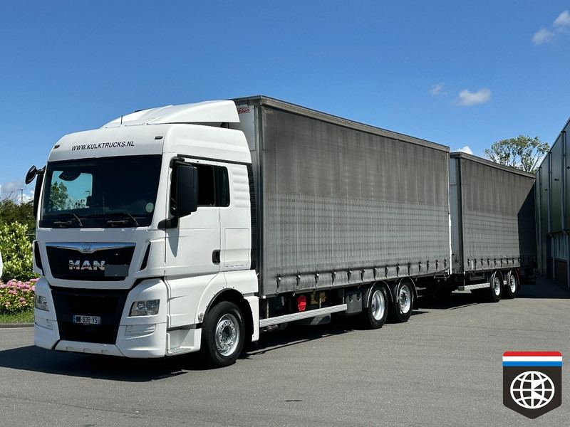 MAN TGX 26.480 RETARDER - NIGHT A/C - 130M3 COMBINATION - Kamion me tendë: foto 1 MAN TGX 26.480 RETARDER - NIGHT A/C - 130M3 COMBINATION - Kamion me tendë: foto 1