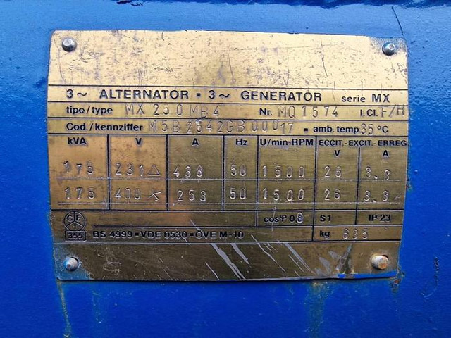 Set gjeneratori DAF 1160 Generator MX 250 MB4: foto 10 Set gjeneratori DAF 1160 Generator MX 250 MB4: foto 10