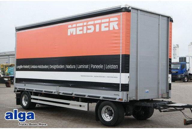 Dünschede PA 18/7, Jumbo, Bordwände, Alu-Felgen - Rimorkio me tendë: foto 1 Dünschede PA 18/7, Jumbo, Bordwände, Alu-Felgen - Rimorkio me tendë: foto 1