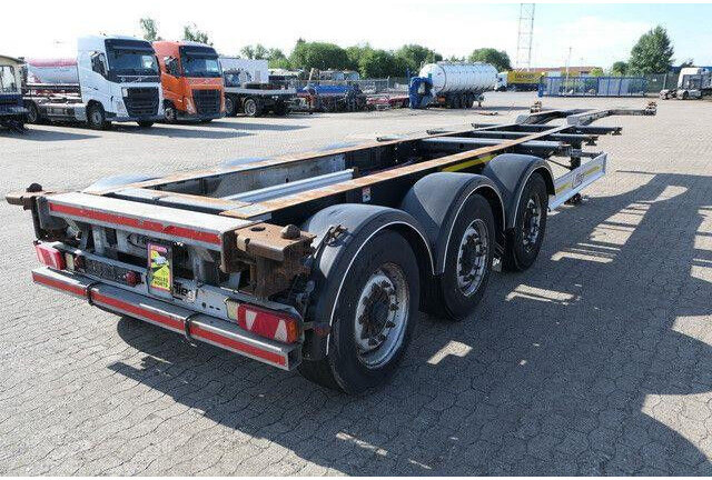 Gjysmë rimorkio me plan ngarkimi të ulët Fliegl SDS 380 SDS01, 20/30 & 40 Fuß Container, BPW: foto 9