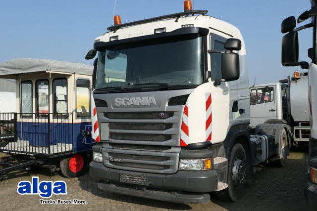Scania G 450 4x2, Klima, Hydr., FleetBoard, Schlafliege - Gjysmë-kamion: foto 1 Scania G 450 4x2, Klima, Hydr., FleetBoard, Schlafliege - Gjysmë-kamion: foto 1