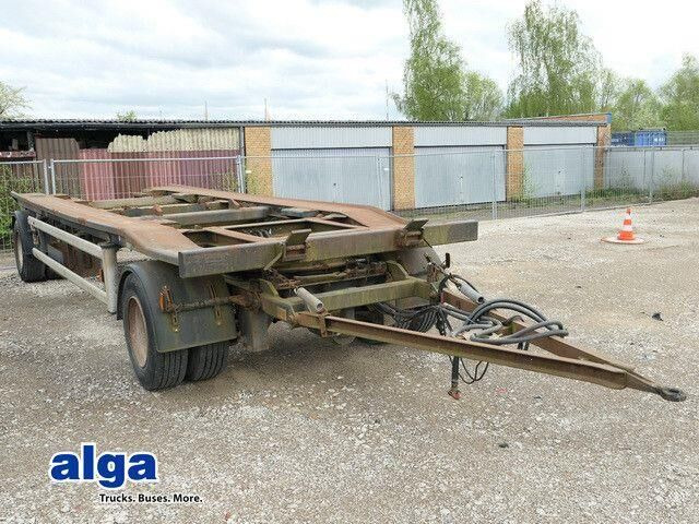 Huffermann HKA 18.70, Außenroller, Zwillingsreifen, BPW - Transportjer kontejnerësh/ Rimorkio me karroceri të çmontueshme: foto 1 Huffermann HKA 18.70, Außenroller, Zwillingsreifen, BPW - Transportjer kontejnerësh/ Rimorkio me karroceri të çmontueshme: foto 1