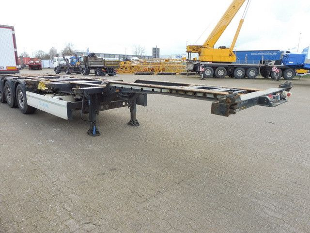 Transportjer kontejnerësh/ Gjysmë rimorkio me karroceri të çmontueshme i ri Krone SD, Alle Container, Thermo King , Alu-Felgen,BPW: foto 11