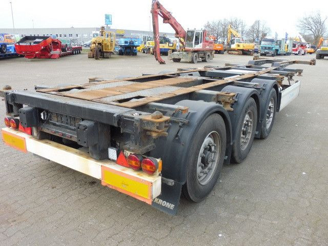 Transportjer kontejnerësh/ Gjysmë rimorkio me karroceri të çmontueshme i ri Krone SD, Alle Container, Thermo King , Alu-Felgen,BPW: foto 9
